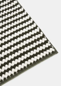 Tappetino in microfibra a righe