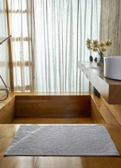 Tappeto in puro cotone jacquard Made in Portugal