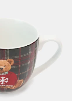 Tazza grande con stampa Teddy Bear