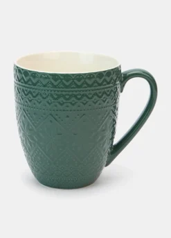 Tazza in ceramica con rilievo