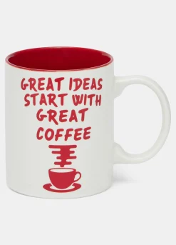 Tazza in porcellana con manico