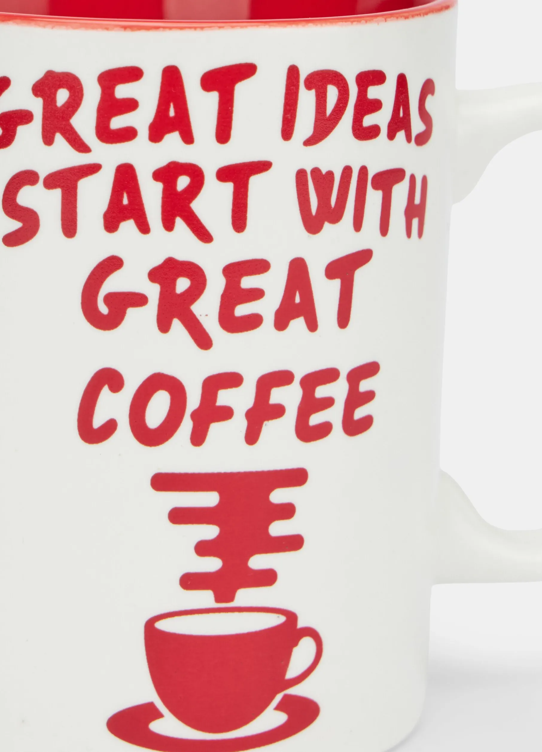 Tazza in porcellana con manico