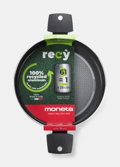 Tegame Recy a 2 manici 28 cm in alluminio 100% riciclato Made in Italy