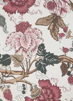 Tovaglia 6 posti in puro cotone a fiori