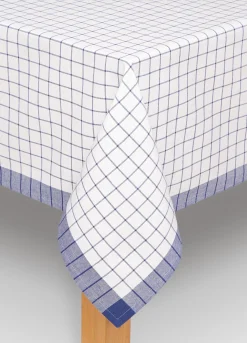 Tovaglia con decoro a quadri