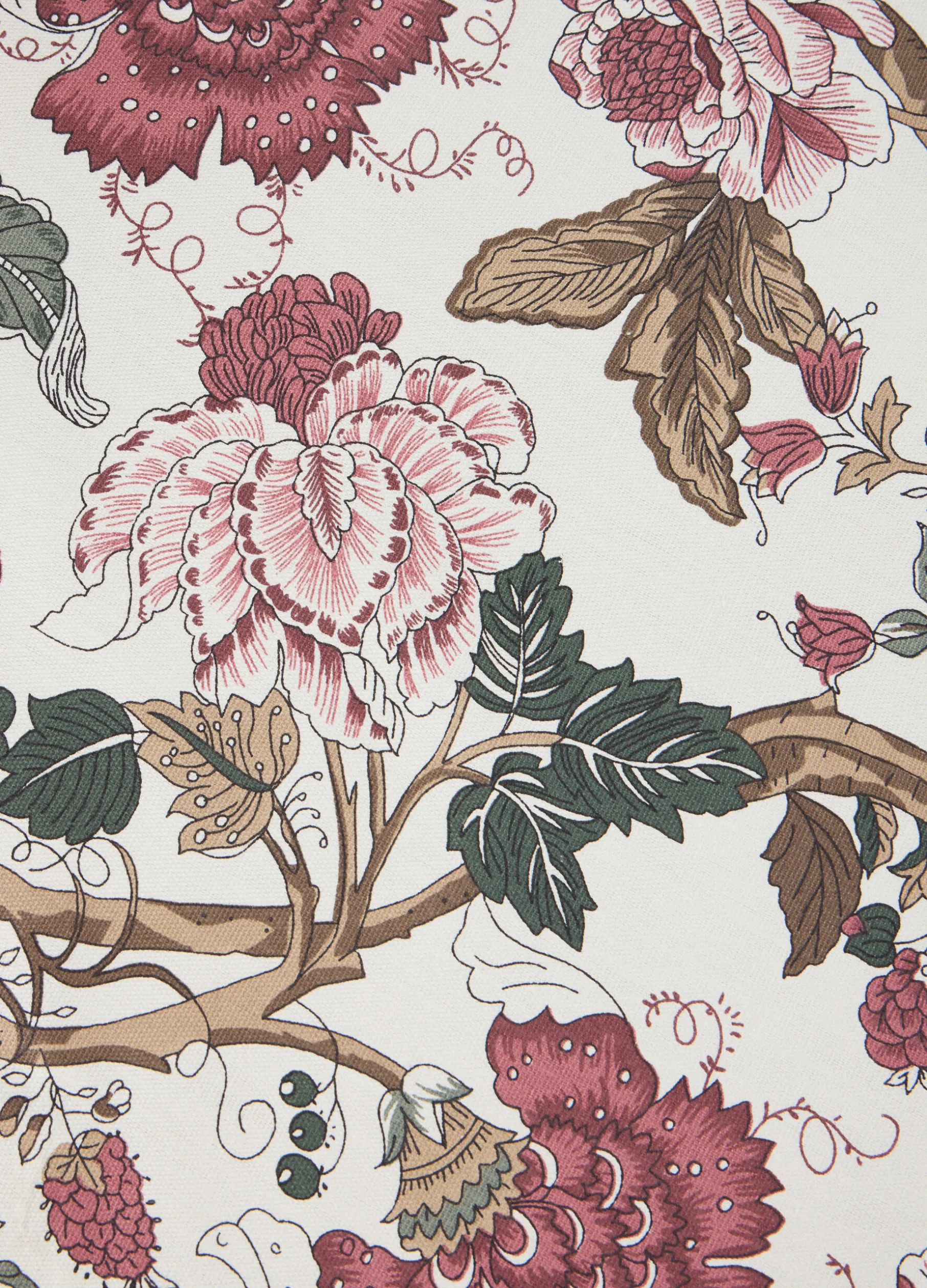 Tovaglia quadrata in cotone con stampa a fiori