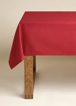 Tovaglia rotonda in tela di cotone Panama