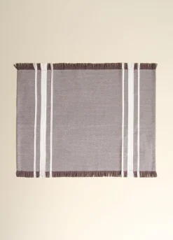 Tovaglietta americana in cotone con frange