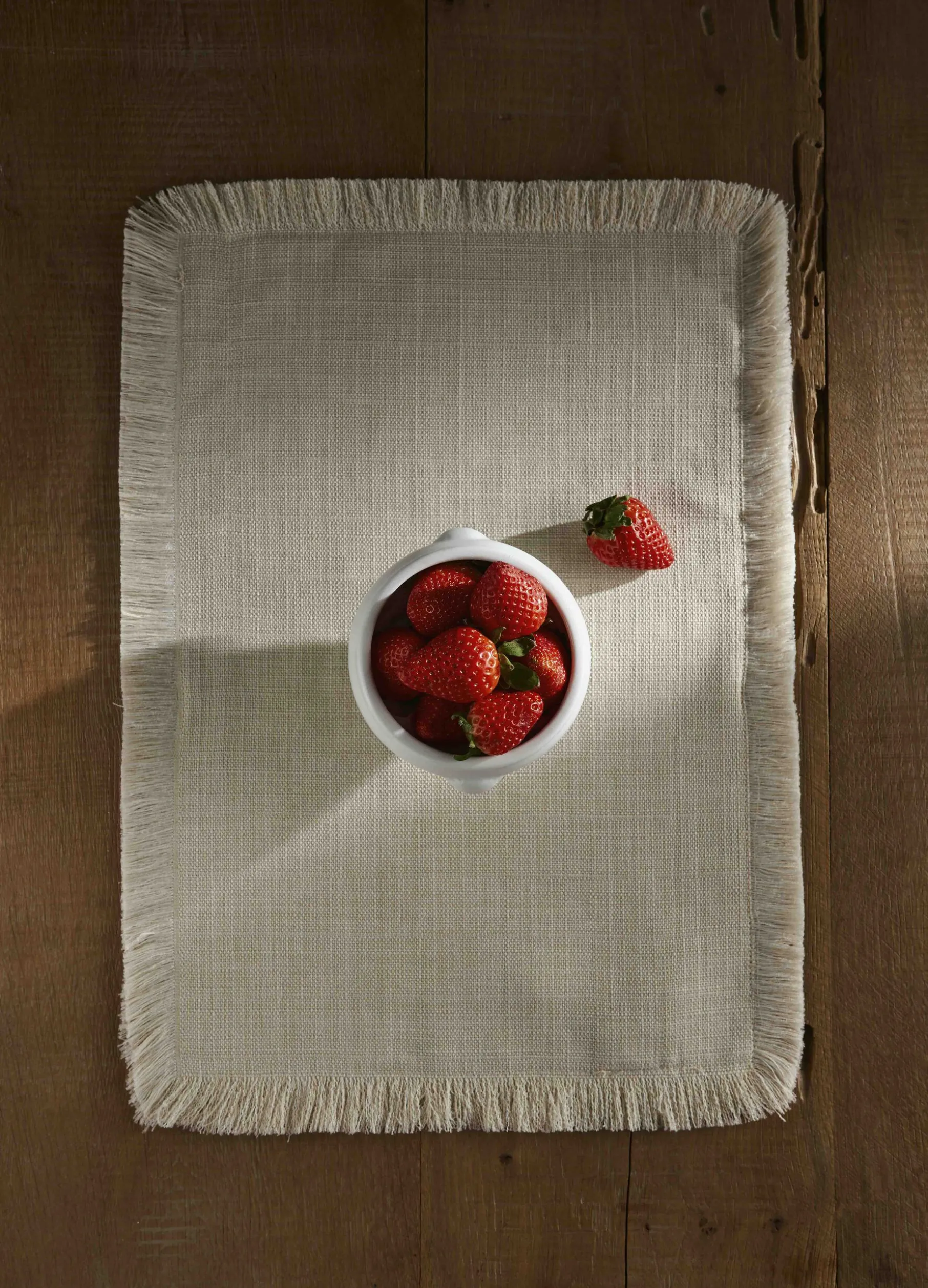 Tovaglietta antimacchia con frange