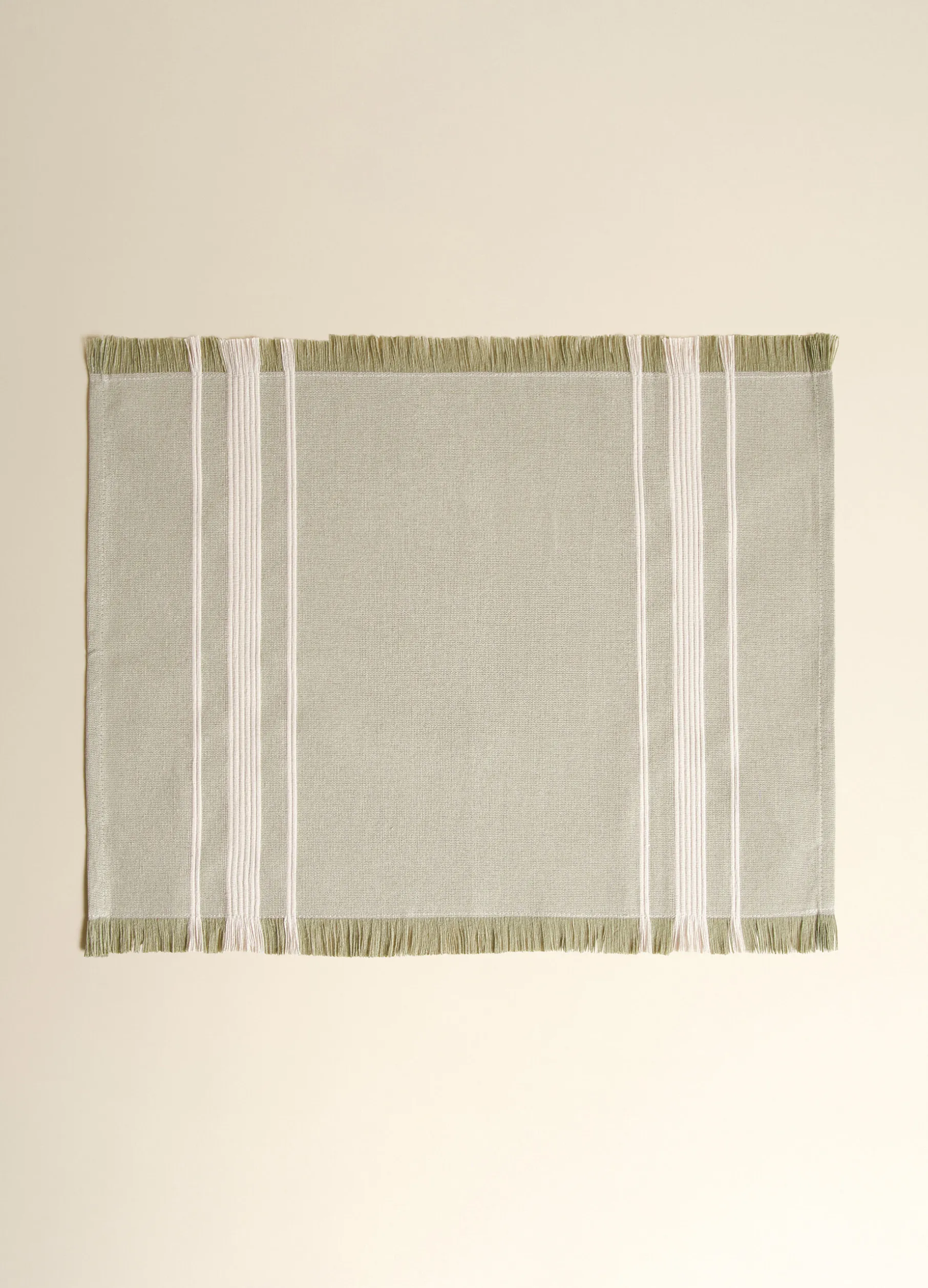 Tovaglietta bio a righe in puro cotone