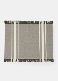 Tovaglietta da colazione in cotone con frange