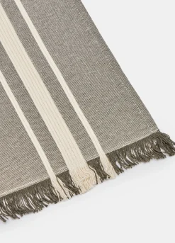 Tovaglietta da colazione in cotone con frange