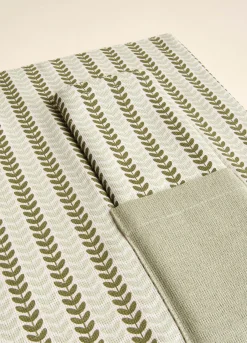 Tovaglietta in cotone bio con fazzoletto