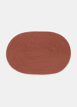 Tovaglietta ovale intrecciata