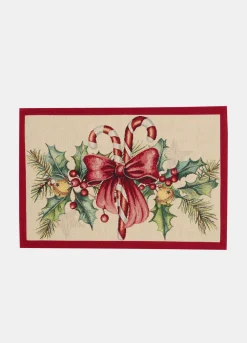 Tovaglietta rettangolare in misto cotone jacquard