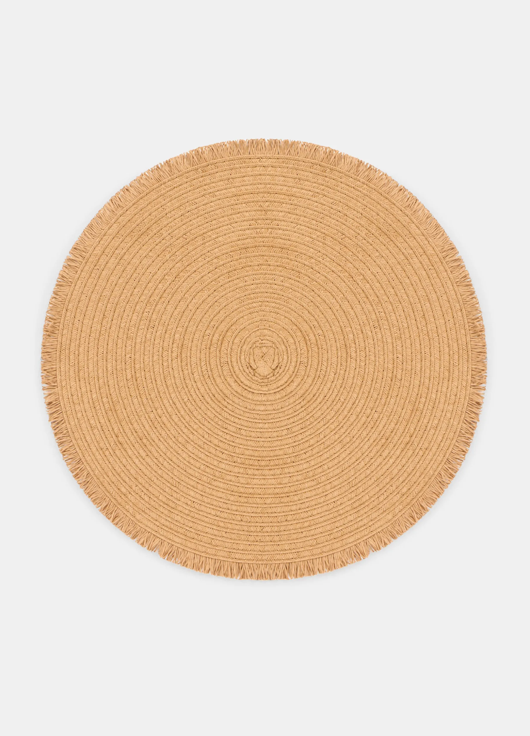 Tovaglietta rotonda con frange