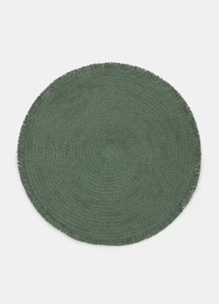 Tovaglietta rotonda con frange