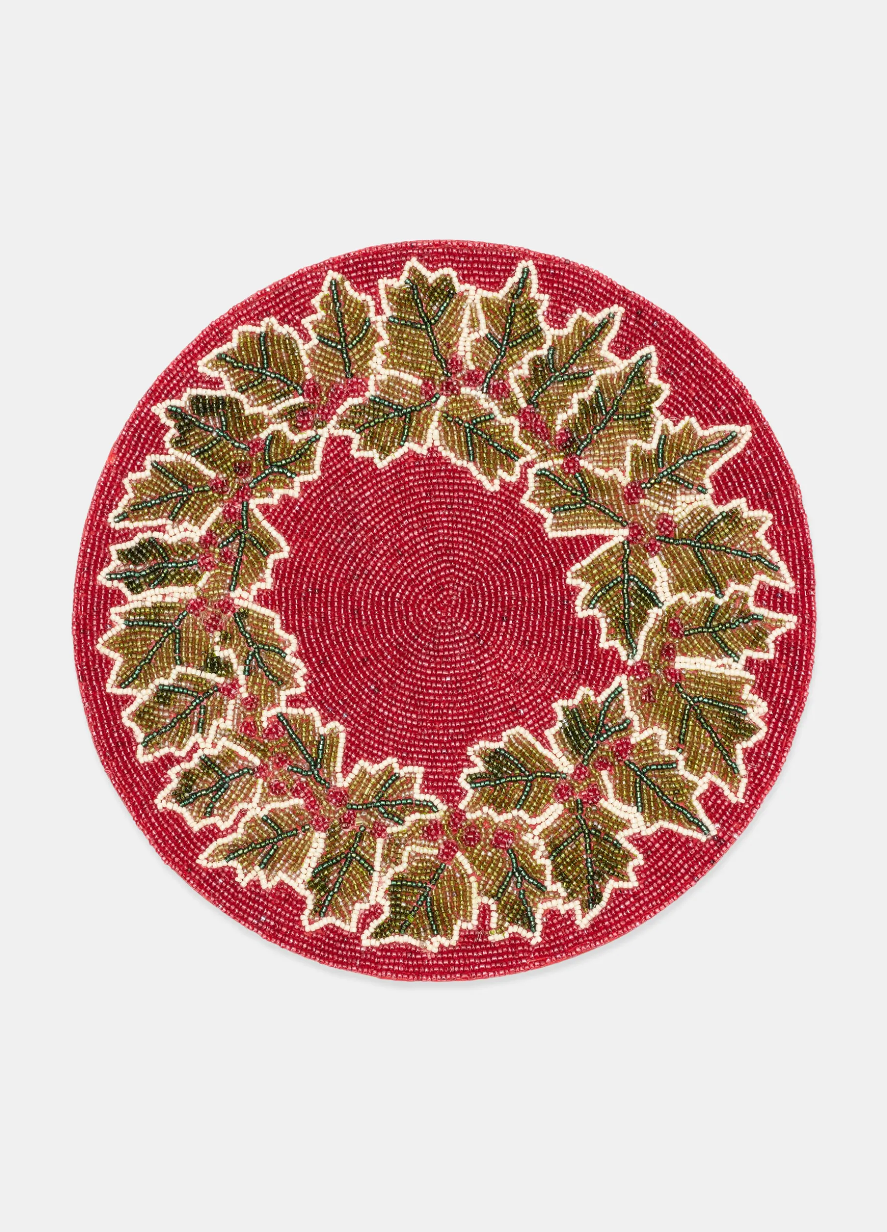 Tovaglietta rotonda con perline