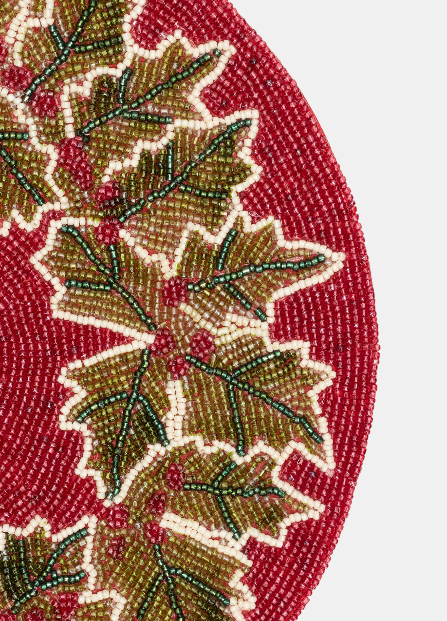 Tovaglietta rotonda con perline