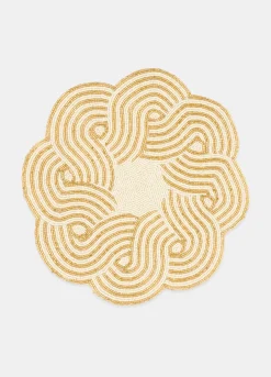 Tovaglietta rotonda con perline