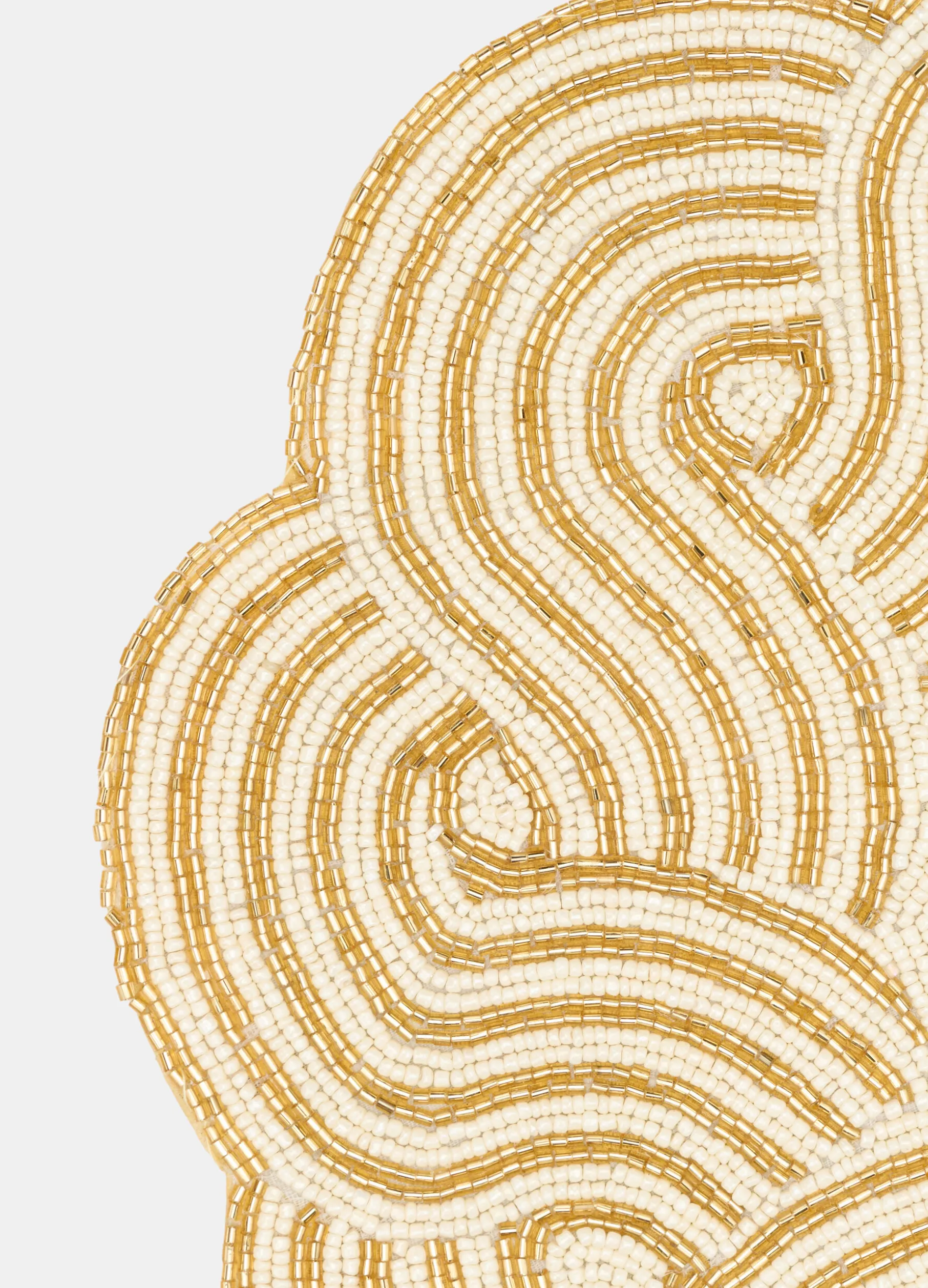 Tovaglietta rotonda con perline