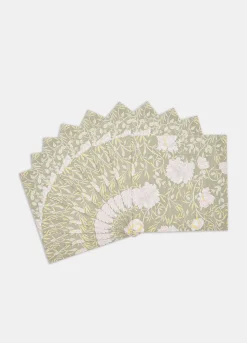 Tovaglioli in carta con stampa a fiori Made in Italy