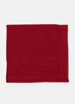 Tovagliolo in cotone con orlo