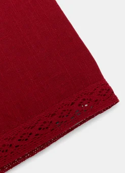 Tovagliolo in cotone con orlo