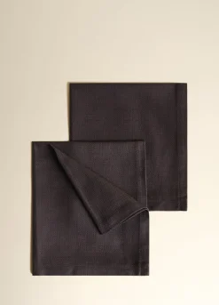 Tovagliolo quadrato in tela di cotone Panama