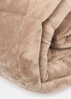 Trapunta a due piazze con peluche