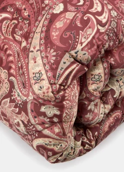 Trapunta in raso di cotone a fantasia