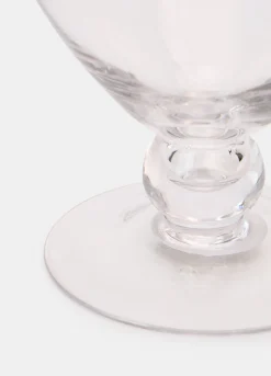 Vaso a coppa in vetro con coperchio