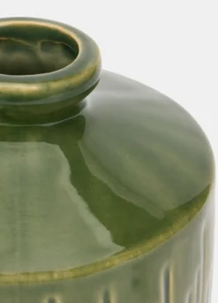 Vaso grande in ceramica bicolore