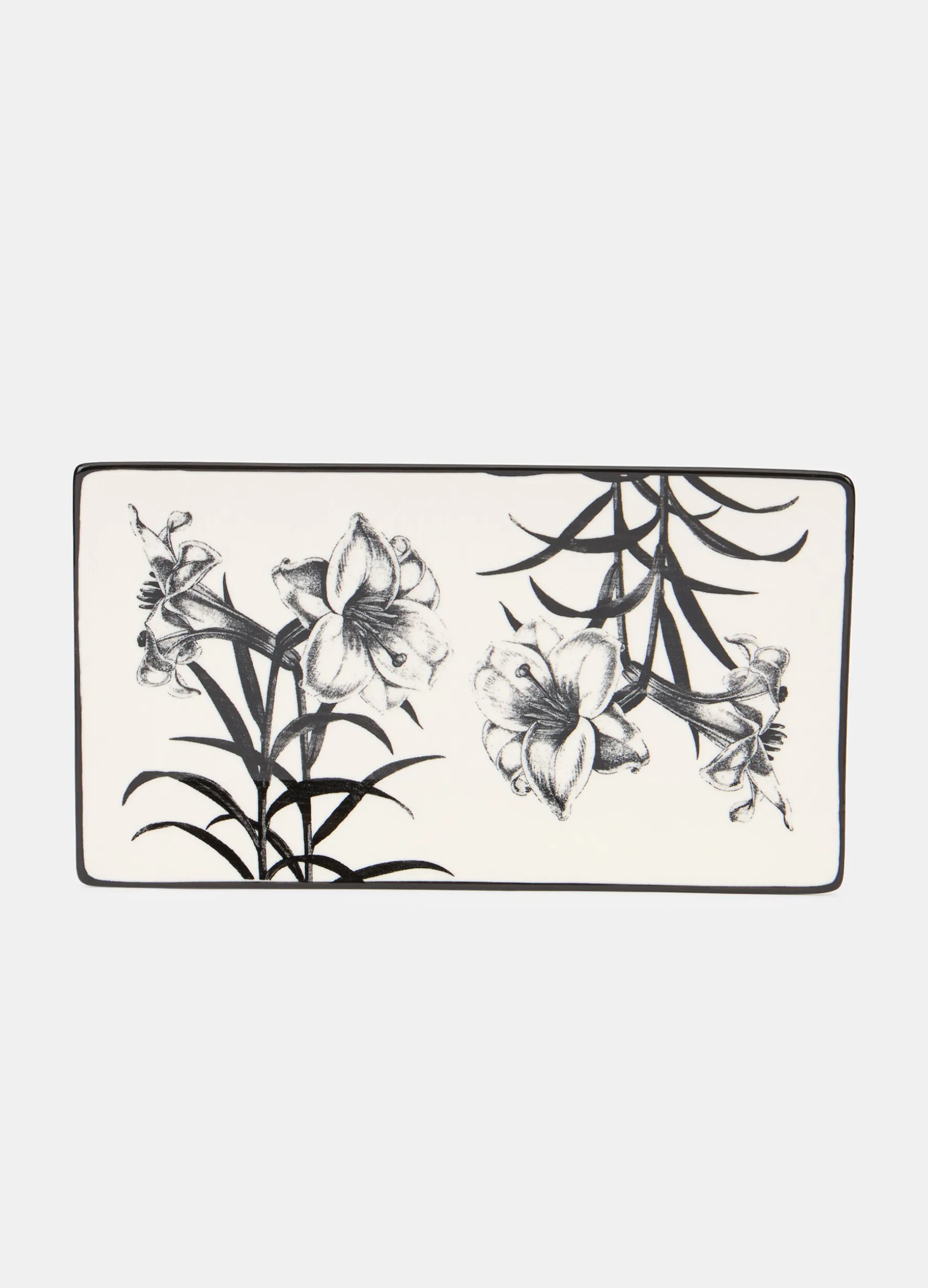 Vassoio bicolore in ceramica