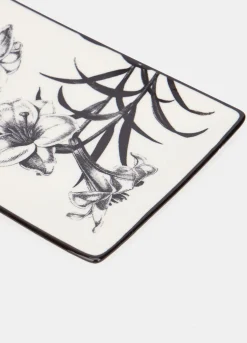 Vassoio bicolore in ceramica