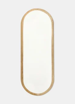 Vassoio ovale in legno e smalto